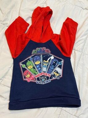 Nickelodeon PJ Masks Red & Navy Hooded Pullover